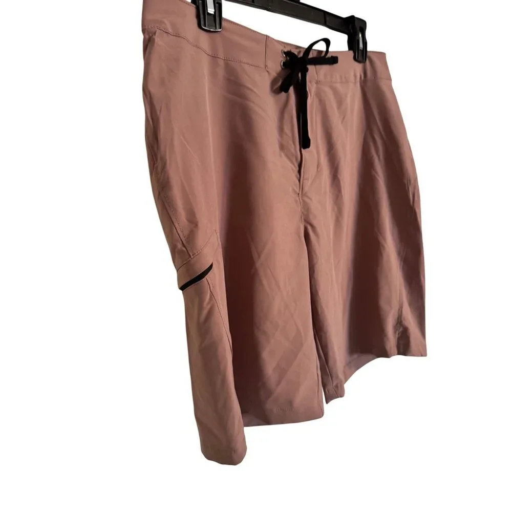 Zella Deep Dive Board Shorts Size Medium Men’s Zipper Pocket Drawstring 8